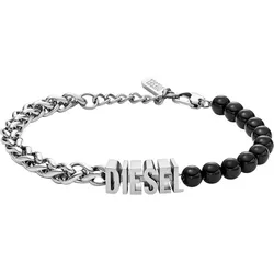Diesel Armband Edelstahl, Farbstein One Size Damen 