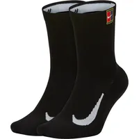 Nike NIKECourt Multiplier Cushioned Crew Tennissocken black/black 38-42