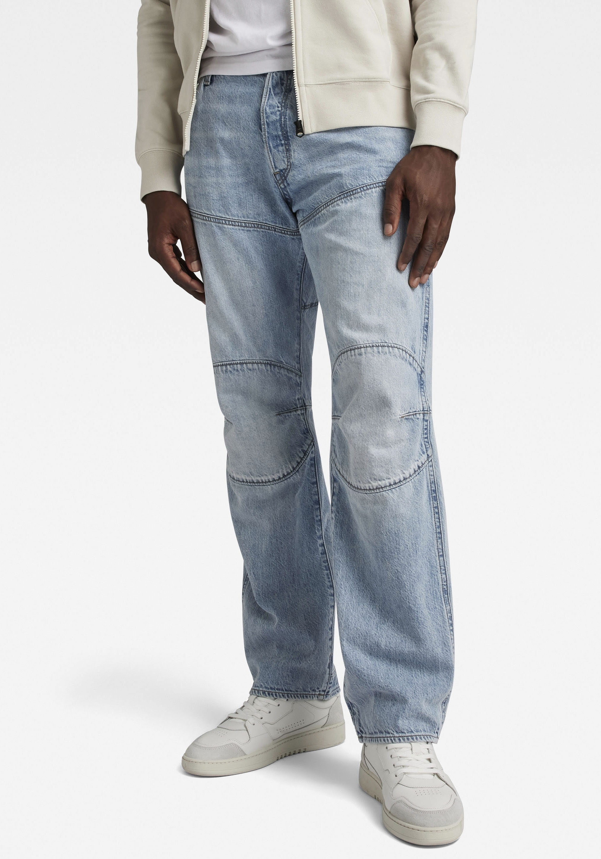 Regular-fit-Jeans G-STAR RAW "5620 3D Regular" Gr. 30, Länge 34, blau (sun faded cloudburst) Herren Jeans Regular Fit