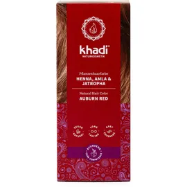 Khadi Pflanzenhaarfarbe henna amla & jatropha rot 100 g