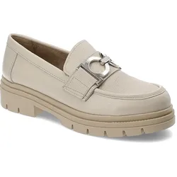 Beige Mokassins Nessi Modische Damenschuhe, 39