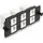 DeLock Keystone Adapter Panel 6 Port schwarz