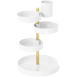 Umbra Pirouette Kosmetik-Organizer Weiß/Gold