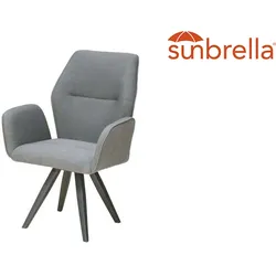 CLEMENTO Walton Dining Sessel Aluminium Sunbrella - Anthrazite