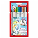Stabilo Pen 68 brush 12 St.