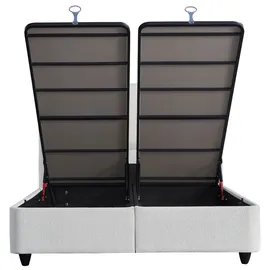 pointhome Boxspringbett Set 160 x 200 H3/H4, Bohembedd Bett-Set ohne oder mit Nachttischen, 5-lagige Taschenfederkern-Matratze mit topper, Höhe 32 cm