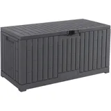 Gartenbox 'Mara' 454 Liter Grau Auflagenbox Kissenbox Aufbewahrungsbox