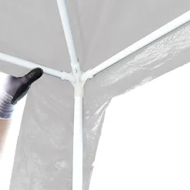 Wiltec Toboli Pavillon 3 x 6 m Weiß