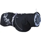 Hurtta Drizzle Coat raven Gr.25 sw (25, Hundemantel), Hundebekleidung