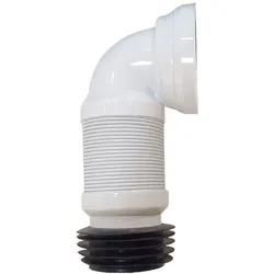 Flexibler S-Siphon für diverse Stand WCs mit senkrechtem Abgang und Hock WCs