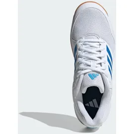 adidas Speedcourt IN Herren Cloud White/Ray Blue/Lucid Aquamarine 46