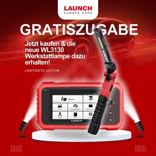 Launch Europe CRP 129 EVO OBD2 Diagnosegerät Auto Auslesegerät Kfz-Diagnose EOBD Tester 4 Systemen Motor, ABS, SRS, Automatik Getriebe + 8 Service Funktionen mit Touchscreen WiFi Update / Android