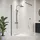 Badplaats Florida Walk-In-Dusche 100 x 200 cm schwarz