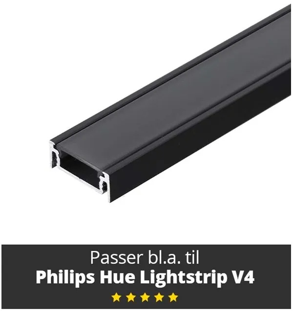 Aluminum Strip - Model S til Philips Hue and LIFX - 1 pc