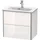 Duravit XSquare 61x38,8cm, sw hgl, 2 Schubk., wandhängend