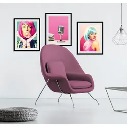 queence Bild »ON AIR«, Technik-historische Ereignisse, (1 St.), HD Premium Poster-Druck inkl. Holzrahmen queence Farbe Rahmen: schwarz + Farbe Bild(er): rosa