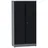 KÜPPER Hochschrank Stahl 91x180x45 cm schwarz abschließbar