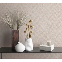 Marburg Botanica Vliestapete Allover (Cremebeige, Grafisch, 10,05 x 0,53 m)