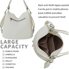 KMISSO Shopper Vegan Leder Beige