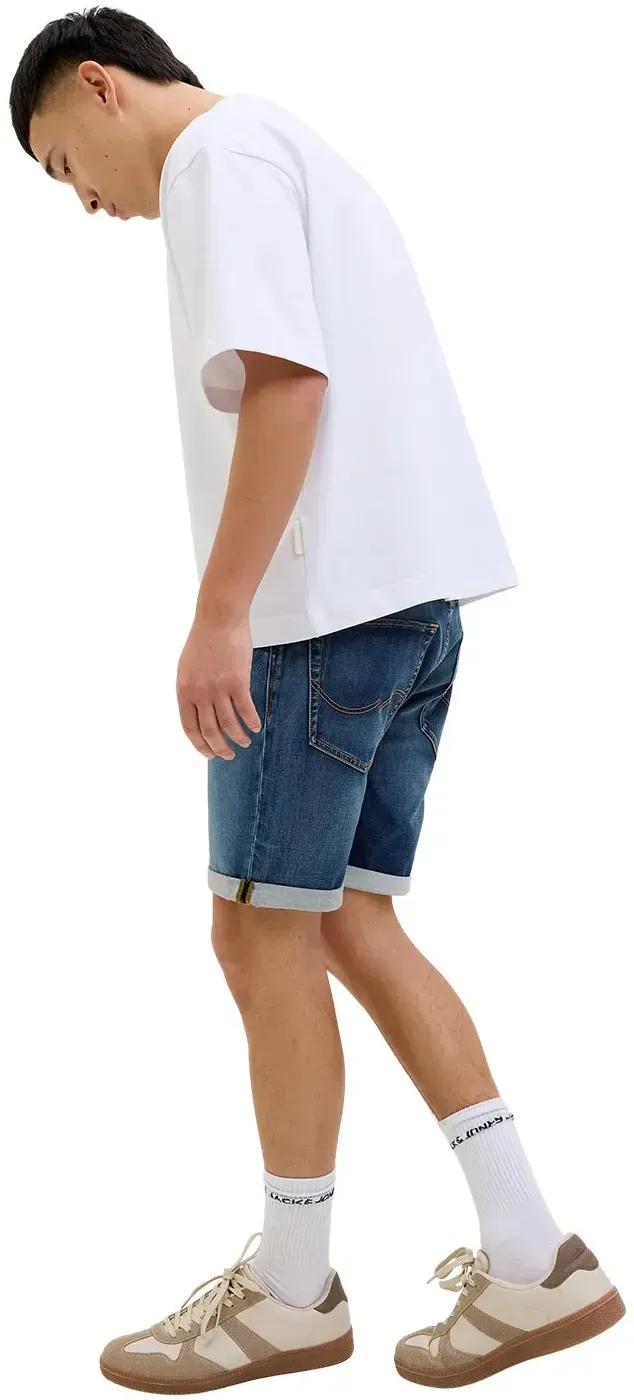 Jack & Jones Jeans Shorts Rick Icon in Mittelblau-XL