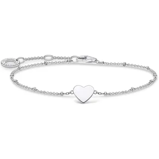Thomas Sabo Herz Armband mit Kugeln Silber 925 A1991-001-21 Größe 19