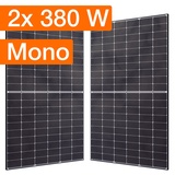 2er-Set 2x 380 WP - PV-Modul, Solarmodul, Solarpanel, Photovoltaik, Solaranlage