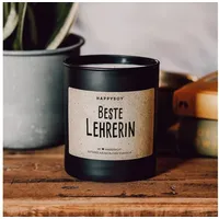 Happysoy Danke sagen beste Lehrerin Duftkerze 0 g schwarz