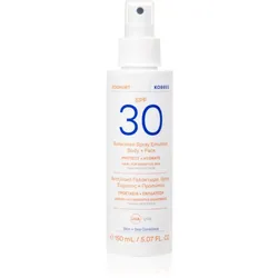 Korres Yoghurt Sunscreen Bräunungsemulsion im Spray für Gesicht und Körper 150 ml