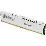 Kingston FURY Beast DDR5 6000MT/s 16GB Modul (1x16GB) CL30 Weiß KF560C30BWE-16