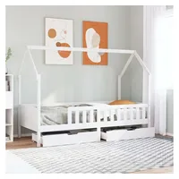 VidaXL Kinderbett mit Schubladen 90x200 cm Massivholz Kiefer