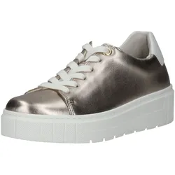 Sneaker GABOR COMFORT "Gabor Comfort Sneaker Nappaleder", Damen, Gr. 40, weiß, Nappaleder, casual, Schuhe