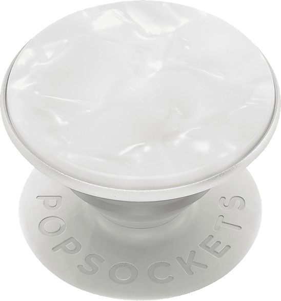 POPSOCKETS PopGrip Acetate Pearl White Handyhalterung, Mehrfarbig
