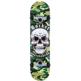 Rocket Combat Skull Skateboard 7,75"