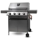 Gasgrill Edelstahl Premio XL III Allrounder + Grillschrank | Made in Germany