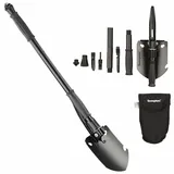 Semptec 11in1-Multi-Werkzeug-Spaten zum Hacken, Sägen u.v.m. & Transporttasche