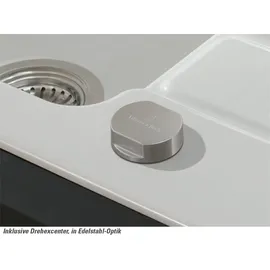 Villeroy & Boch Spülstein Doppelbecken graphite + Excenterbetätigung