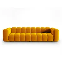 Micadoni Sofa, Gelb, Textil, 4-Sitzer, 95x70x290 cm, Hergestellt in Europa, Wohnzimmer, Sofas & Couches, Sofas