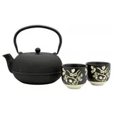 Bredemeijer Teeset Sichuan 1,0l Gusseisen + 2 Porzelanb. 153013