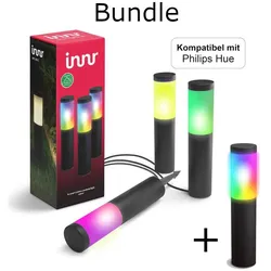 Innr Smart Outdoor Pedestal Light 3er-Pack + 1 Bundle