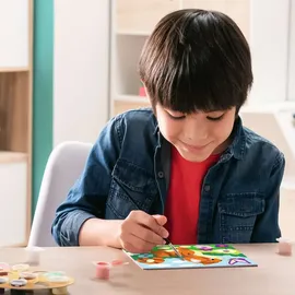 Ravensburger Malen nach Zahlen Kätzchen im Garten 1 St. Silber