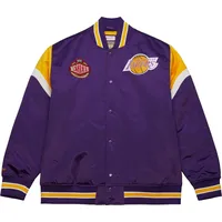 Mitchell & Ness Heavyweight Satin Jacket - Los Angeles Lakers L L