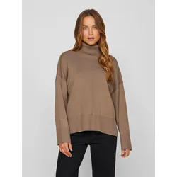 Vila Rollkragenpullover »VIOSTRIA ROLLNECK L/S KNIT TOP-NOOS« Vila Fossil M (38)