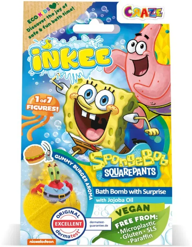 Craze INKEE SpongeBob Badebombe für Kinder 1 St.