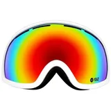 YEAZ Ski- Snowboardbrille rot/weiß PEAK