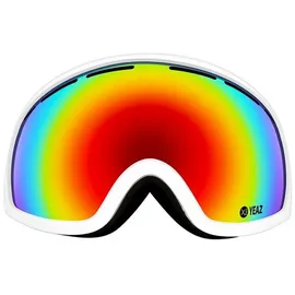 YEAZ Ski- Snowboardbrille rot/weiß PEAK