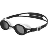 Speedo Unisex Kinder Junior Hydropure Junior Schwimmbrille, Schwarz/Weiss/Smoke, Einheitsgröße