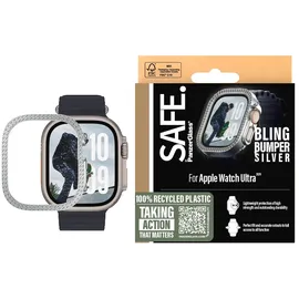Panzer Glass SAFE. by PanzerGlass TPU Bumper Silber Apple Watch Ultra 2024