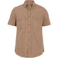Fjällräven Övik Air Strecht Kurzarmhemd - Suede Brown -