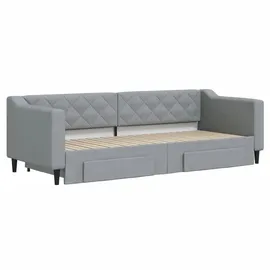 vidaXL Tagesbett 80 x 200 cm Hellgrau