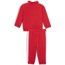 Puma Jogginganzug "Minicats T7 ALWAYS ON Anzug Kinder", Jungen, Gr. 98, rot (for all time rot), Obermaterial: 100% Polyester. Rippe: 98% Polyester, 2% Elasthan, Sportanzüge Jogginganzug